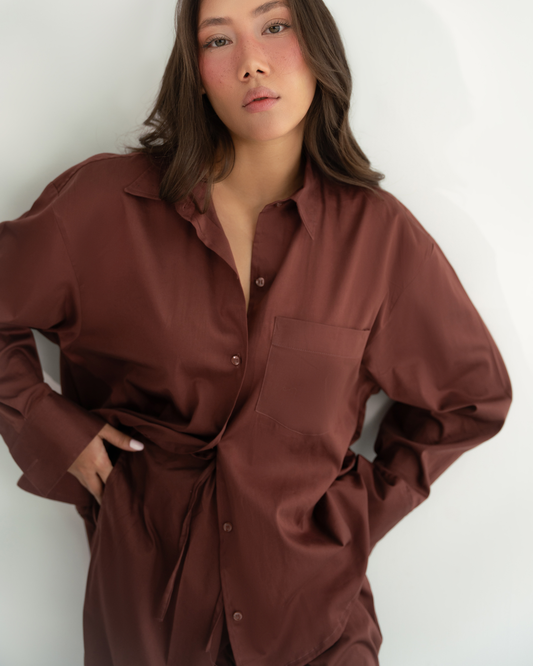 The Classic Shirt - Chocolate