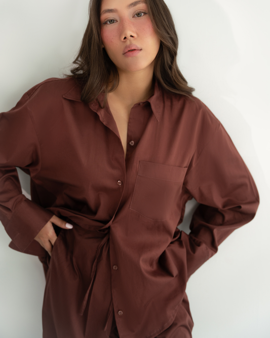The Classic Shirt - Chocolate