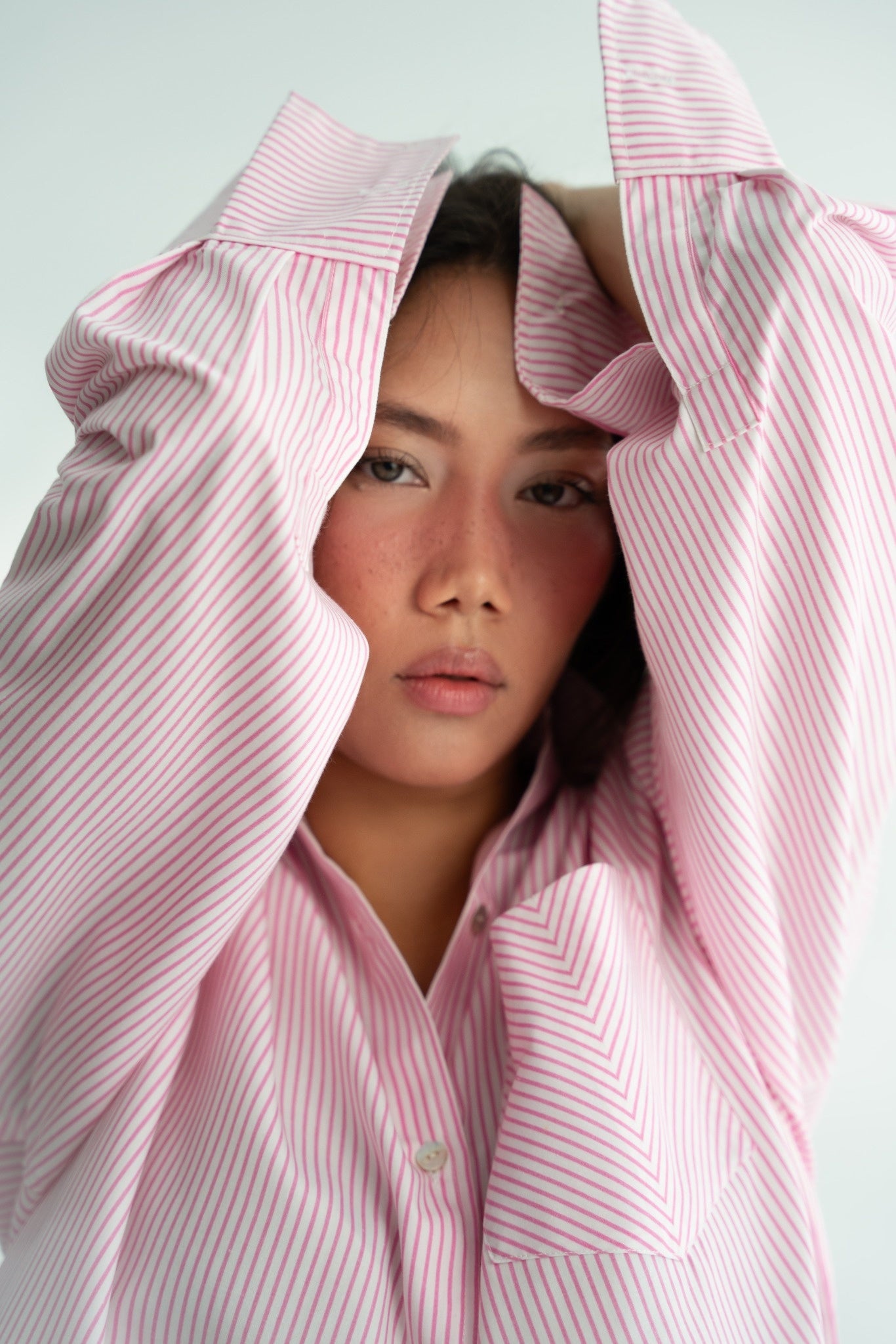 The Lynae Striped Shirt - Candy Floss