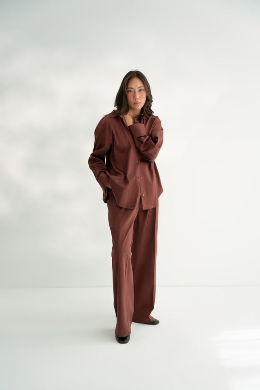 The Classic Shirt - Chocolate